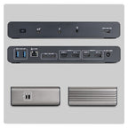 StarTech.com Thunderbolt 5 Universal Docking Station for Mac & Windows with Quad Monitors, 140W Power Delivery, 120Gbps Bandwidth Boost, 2.5Gb Ethernet, USB-C & USB-A Ports