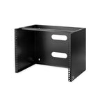 StarTech.com 8U Wall Mount Network Rack - 14 Inch Deep (Low Profile) - 19" Patch Panel Bracket for Shallow Server and IT Equipment, Network Switches - 80lbs/36kg Weight Capacity, Black