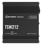 Teltonika TSW212 Managed L2 Gigabit Ethernet (10/100/1000) Black
