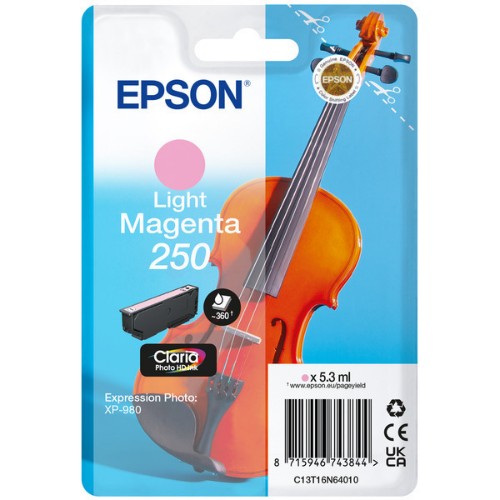 Epson C13T16N64020/250 Ink cartridge light magenta Blister, 360 pages 5,3ml for Epson Expression Photo XP-980