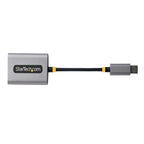 StarTech.com USB-C Headphone Splitter, USB Type C Dual Headset Adapter w/Mic Input, USB C to 3.5mm Audio Adapter/Earphone Dongle, USB C to Audio Jack/Aux Output, 24-bit DAC