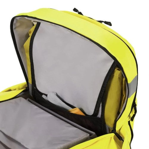 DICOTA Hi-Vis backpack Yellow Polyethylene terephthalate (PET), Thermoplastic polyurethane (TPU)