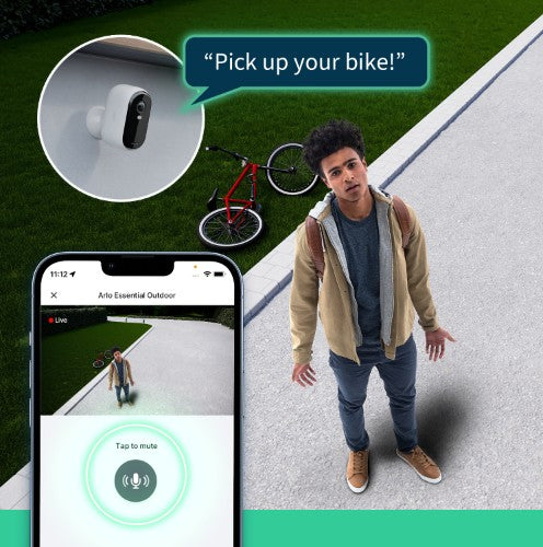 Arlo Essential 2K XL Outdoor Security Camera, 2-pack