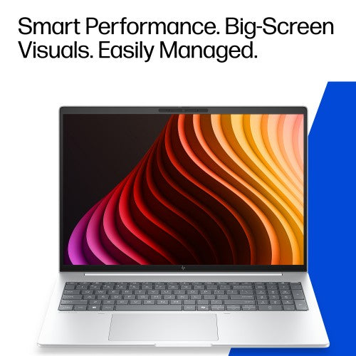HP EliteBook 8 G2i 16 inch Notebook Next Gen AI PC Wolf Pro Security Edition Copilot+ PC Intel Core Ultra 5 335 Laptop 40.6 cm (16") WUXGA 32 GB LPDDR5x-SDRAM 512 GB SSD Wi-Fi 7 (802.11be) Windows 11 Pro Silver