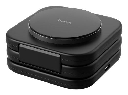 Belkin WIZ024MYBK mobile device charger Headset, Smartphone, Watch Black USB Wireless charging Fast charging Indoor