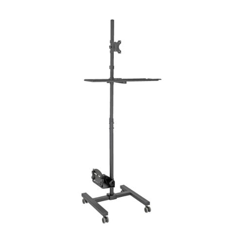 Tripp Lite DMCS1732S Mobile Workstation with Monitor Mount - For 17" to 32" Displays, Height Adjustable