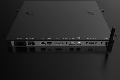 Allsee Technologies AO22H Signage Display Interactive flat panel 55.9 cm (22") LCD Wi-Fi 450 cd/m² Black Touchscreen Built-in processor Android 7.1