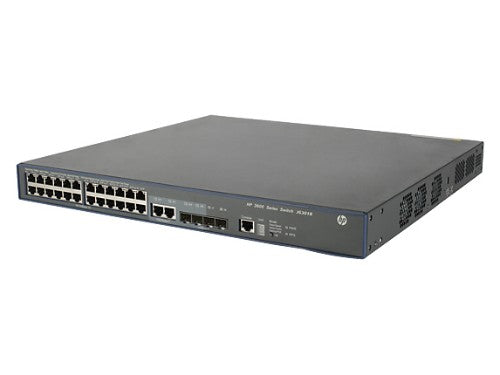 HPE 3600-24-PoE+ v2 EI Managed L3 Fast Ethernet (10/100) Power over Ethernet (PoE) Black