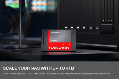 SanDisk NAS 600 2 TB 2.5" Serial ATA III 3D TLC NAND