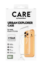 PanzerGlass CARE by ® Flagship Case Transparent Urban Explorer w. White MagSafe iPhone 17 Pro Max