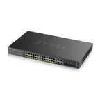Zyxel GS2220-28HP Managed L2 Gigabit Ethernet (10/100/1000) Power over Ethernet (PoE) Black