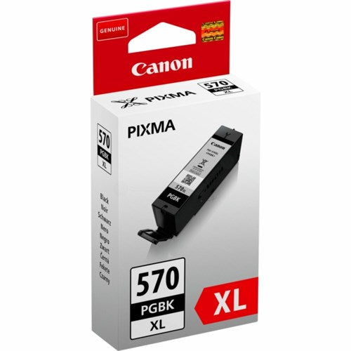 Canon 0318C001/PGI-570PGBKXL Ink cartridge black high-capacity pigmented, 500 pages ISO/IEC 24711 22.2ml for Canon Pixma MG 5750/7750