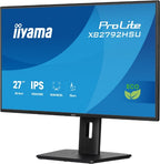 iiyama ProLite 27” IPS Full HD panel with 4-side slim bezel, B energy class and height adjustable stand