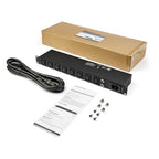 StarTech.com 8-Port Rack-Mount PDU with C13 Outlets - 16 A - 2m Power Cord (BS 1363) - 1U