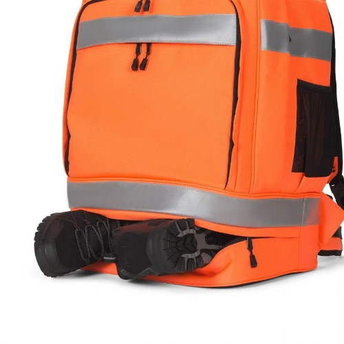 DICOTA Hi-Vis backpack Orange Polyethylene terephthalate (PET), Thermoplastic polyurethane (TPU)
