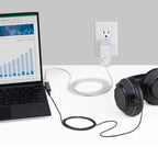 StarTech.com USB C Audio & Charge Adapter - USB-C Audio Adapter w/ 3.5mm TRRS Headphone/Headset Jack and 60W USB Type-C Power Delivery Pass-through Charger - For USB-C Phone/Tablet/Laptop