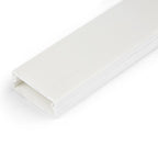 StarTech.com Solid Cable Management Raceway with Adhesive Tape & Cover, 1-1/4"(32mm)W x 3/8"(11mm)H - 3ft(1m) length, PVC Network/Power Cord Hider/Wall Wire Duct, Max 12 Cables, UL Listed