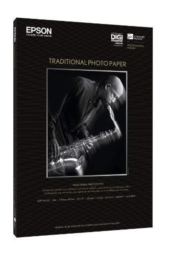 Epson Traditional Photo Paper, DIN A2, 325g/m2, 25 Sheets