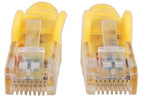 Intellinet Network Patch Cable, Cat6, 20m, Yellow, CCA, U/UTP, PVC, RJ45, Gold Plated Contacts, Snagless, Booted, Lifetime Warranty