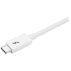 StarTech.com 6.6ft (2m) Thunderbolt 3 Cable, 20Gbps, 100W PD, 4K, Thunderbolt Certified, Compatible with Thunderbolt 4/USB 3.2/DisplayPort