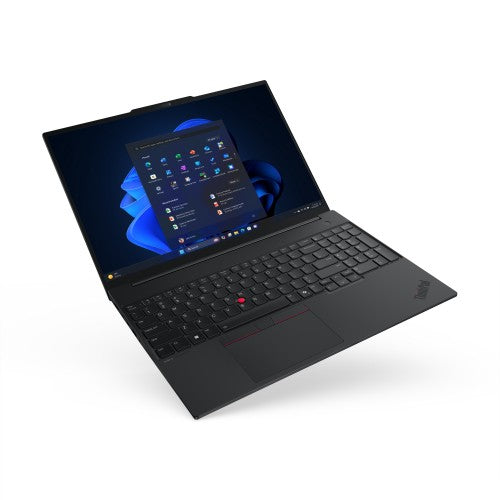Lenovo ThinkPad E16 Gen 3 (Intel) Intel Core Ultra 5 225U Laptop 40.6 cm (16") WUXGA 16 GB DDR5-SDRAM 512 GB SSD Wi-Fi 6E (802.11ax) Windows 11 Pro UK English Black