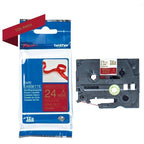 Brother TZE-RW54 DirectLabel gold on red non adhesive textil 24mm x 4m for Brother P-Touch TZ 3.5-24mm/HSE/36mm/6-24mm/6-36mm