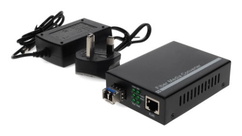 AddOn Networks ADD-GMC-LX-LC-UK network media converter 1000 Mbit/s 1310 nm Single-mode Black