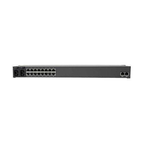 Tripp Lite 16-Port Console Server, USB Ports (2) - Dual GbE NIC, 4 Gb Flash, Desktop/1U Rack, TAA