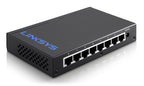 Linksys LGS108-UK network switch Unmanaged Gigabit Ethernet (10/100/1000) Black