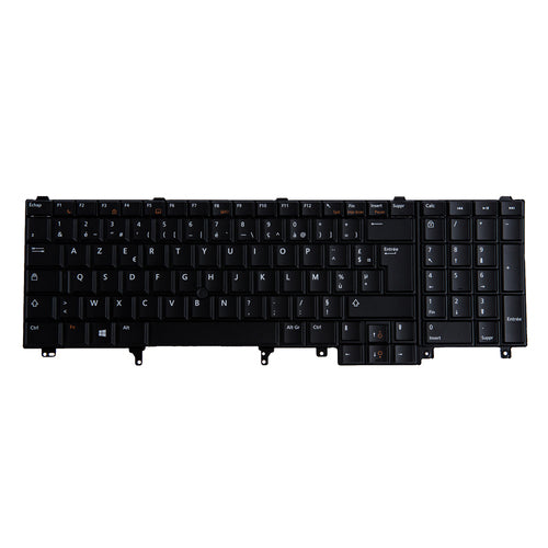 Origin Storage N/B KBD PWS 7530 French Layout 107 Key Backlit DP