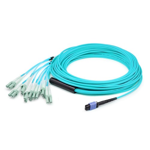 AddOn Networks ADD-MPO-4LC10M5OM4LZ InfiniBand/fibre optic cable 10 m 8x LC Aqua colour