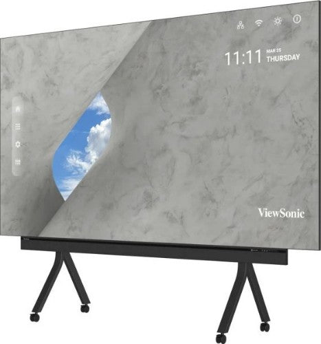 Viewsonic LDP163-091C Signage Display 4.14 m (163") LED Wi-Fi 600 cd/m² 4K Ultra HD Black Built-in processor Android 9