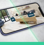 Arlo Essential 2K Indoor Security Camera, 2-pack