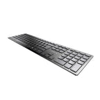 CHERRY KW 9100 SLIM keyboard Universal RF Wireless + Bluetooth QWERTY Nordic Black