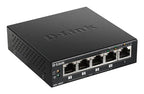 D-Link DGS-1005P/E network switch Unmanaged Gigabit Ethernet (10/100/1000) Power over Ethernet (PoE) Black