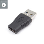 connektgear USB 3 Adapter A Male to Type C Female - with OTG Function