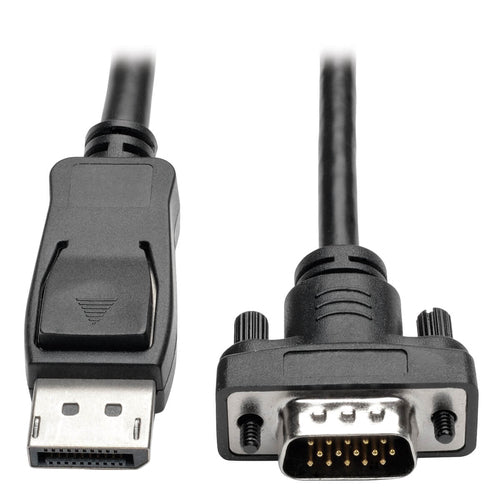 Tripp Lite P581-010-VGA-V2 DisplayPort 1.2 to VGA Active Adapter Cable (DP with Latches to HD15 M/M), 10 ft. (3.1 m)