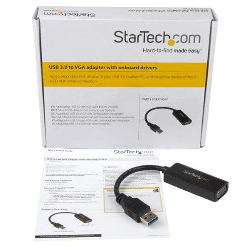 StarTech.com USB 3.0 to VGA Adapter - On-Board Driver Installation - 1920x1200