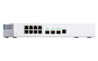 QNAP QSW-308-1C network switch Unmanaged Gigabit Ethernet (10/100/1000) White