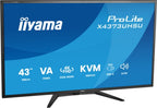 iiyama ProLite X4373UHSU-B2 computer monitor 108 cm (42.5") 3840 x 2160 pixels 4K Ultra HD LED Black