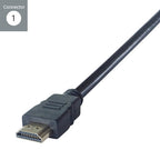 connektgear 3m HDMI to DVI-D Monitor Connector Cable - Male to Male - 18+1 Single link