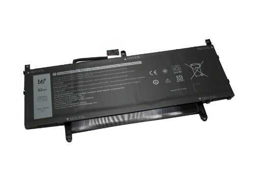 BTI 52Wh 4 cell HYMNG compatible battery for DELL LATITUDE 9510 2-IN-1 LATITUDE 9510