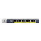 NETGEAR GS108PP Unmanaged Gigabit Ethernet (10/100/1000) Power over Ethernet (PoE) Black