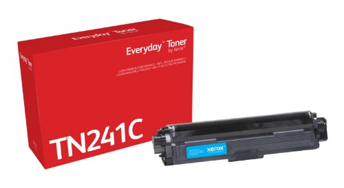 Everyday™ Cyan Toner by Xerox compatible with Brother TN241C, Standard capacity