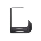StarTech.com 2-Pack Under Desk Cable Management Tray, 42" Long (21" Per Tray), Metal Slotted Style Cable Organizer, Screw-On Install, Power Bar Holder, Black, TAA