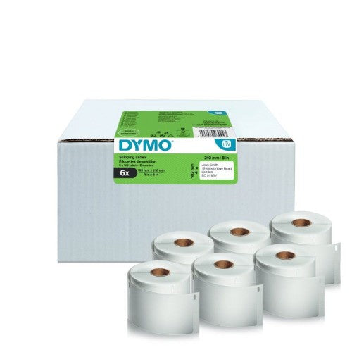 Dymo 2177565 DirectLabel-etikettes white 102mm x 210mm 6 x 140 pcs for Dymo Etiketten 10cm/LW 550 60mm