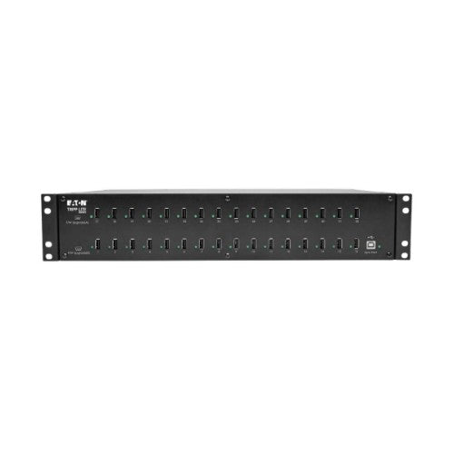 Tripp Lite U280-032-RMINT 32-Port USB Charging Station with Syncing, 230V, 5V 80A (400W) USB Charger Output, 2U Rack-Mount