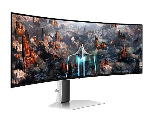 Samsung LS49CG934SU computer monitor 124.5 cm (49") 5120 x 1440 pixels Dual QHD OLED Silver