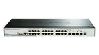 D-Link 28-Port Gigabit Stackable PoE Smart Managed Switch including 2 x 10G SFP+ & 2 x SFP