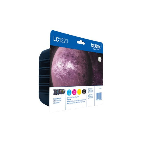 Brother LC-1220VALBP Ink cartridge multi pack Bk,C,M,Y, 4x300 pages ISO/IEC 24711 Pack=4 for Brother DCP-J 525